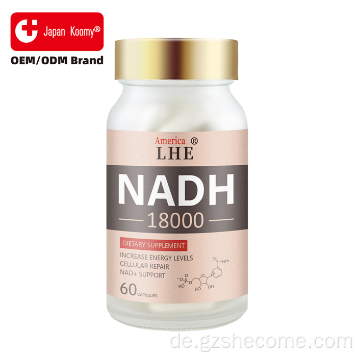 Shecome NADH-Kapseln Cellular Energy NAD+-Unterstützung